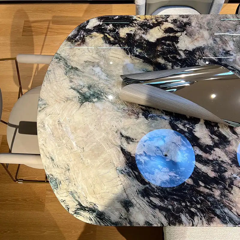 high-end stone dining tables