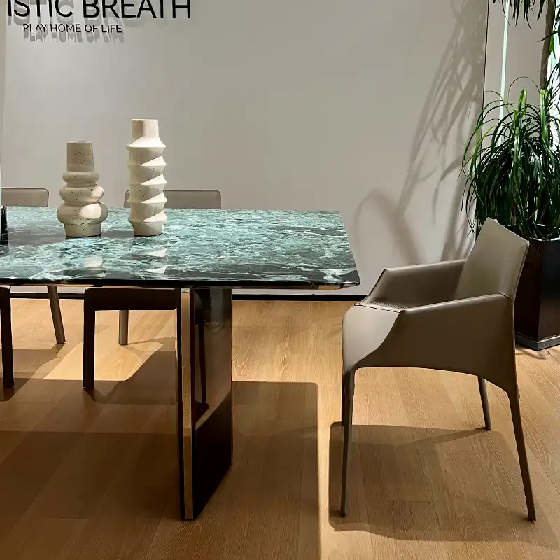 luxury stone dining table