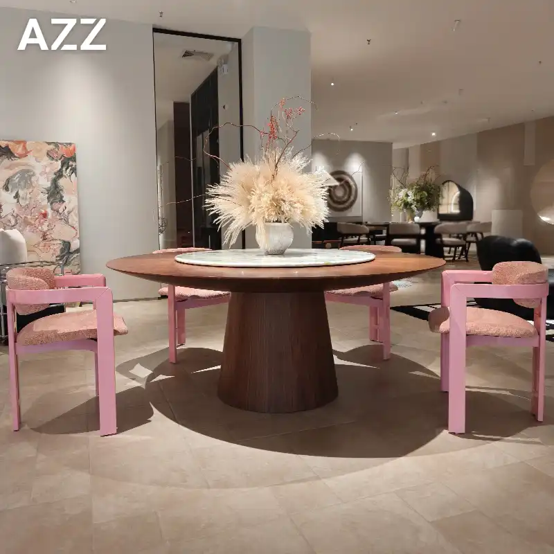 UFO Round Dining Tables for Open-Concept Homes